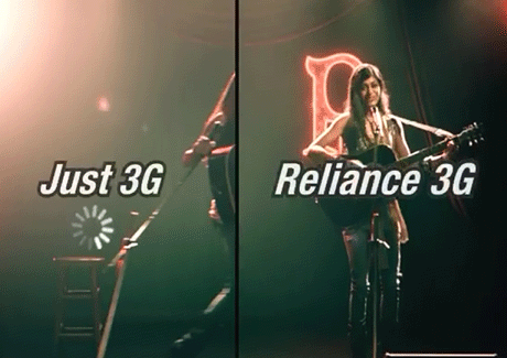 Reliance rolls out two new TVCs for its 3G services