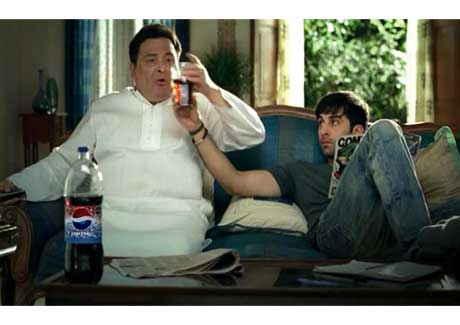 Rishi and Ranbir Kapoor feature in Pepsi’s new campaign 