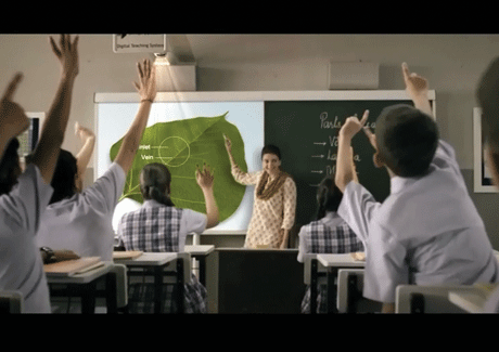 Educomp Smartclass shows role reversal in its TVC