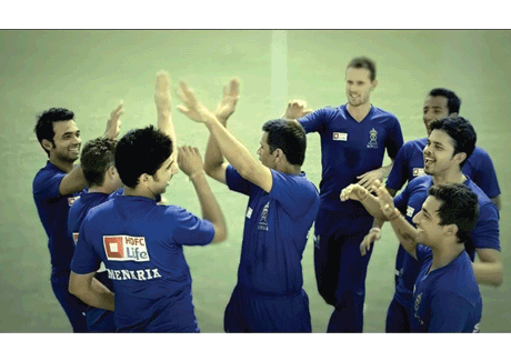 HDFC Life's new TVC features players from the Rajasthan Royals