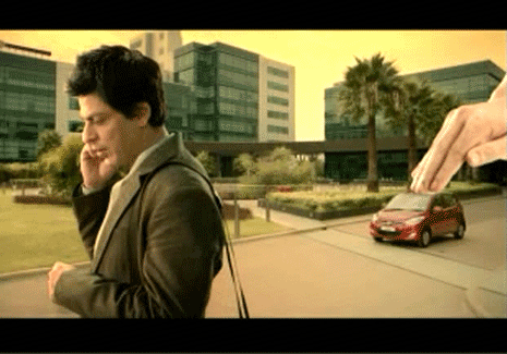 Hyundai i10 lends a helping 'hand' to SRK in latest campaign