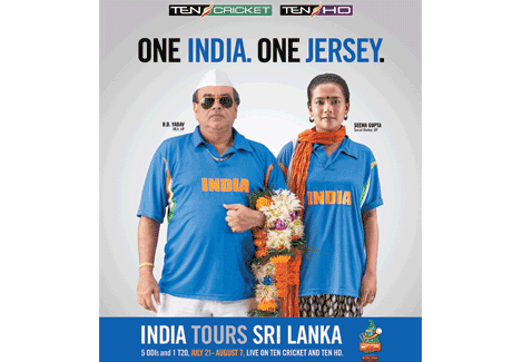 TEN Cricket takes 'One India One Jersey' route to promote Indo-Lanka series 