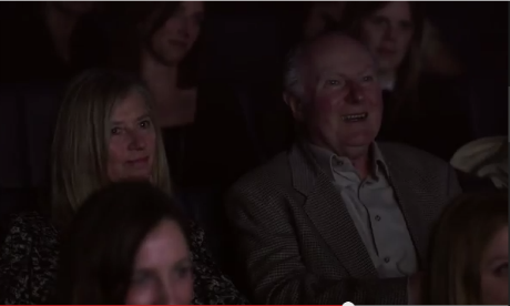 British Airways gives grandparents a cinema trip they will never forget