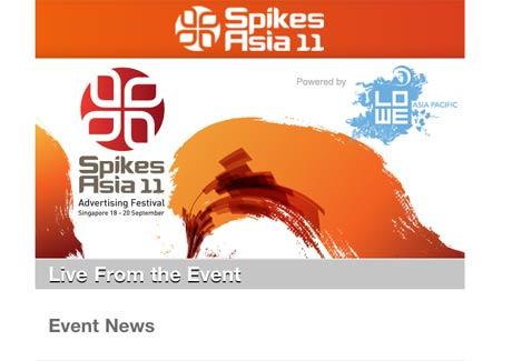 Spikes Asia 2011: Now available on an iPad near you