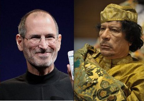 Jobs popular on English News channels; Gaddafi on Hindi News channels 