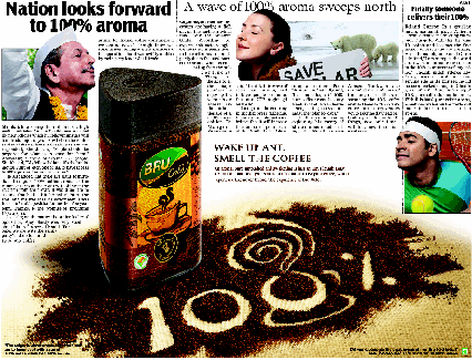 Sunday Times of India readers wake up to the aroma of coffee