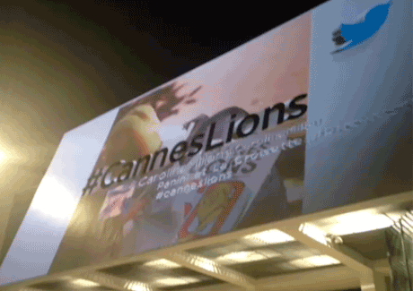 Cannes 2013: Spotted: the living billboard in Cannes