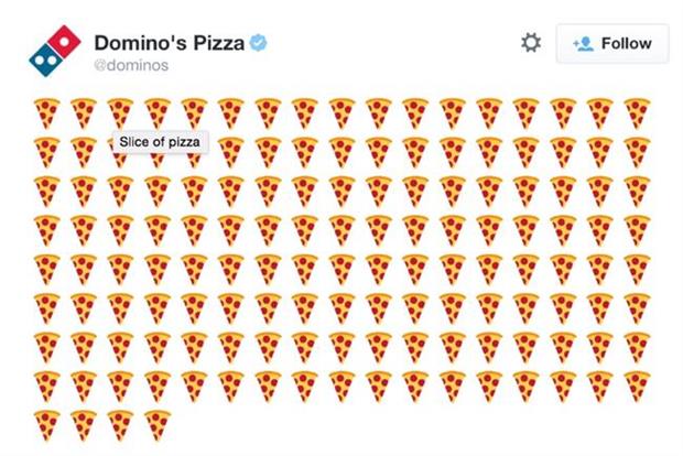 Domino's lets customers order pizza through emoji