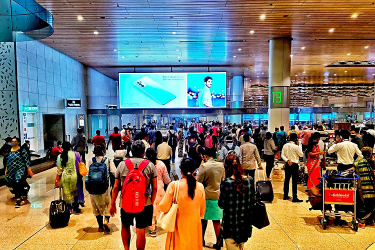 How airport advertising is taking off