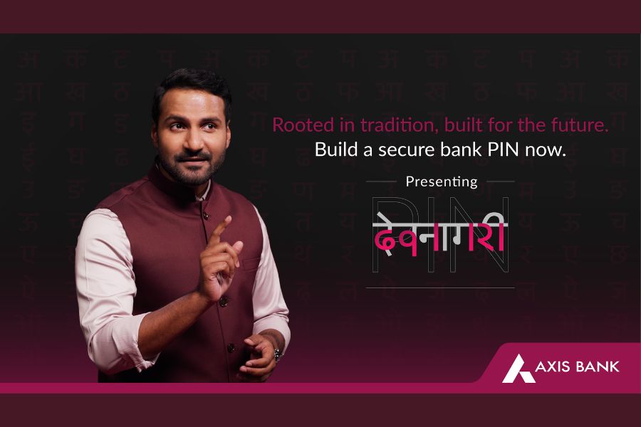 Axis Bank redefines PIN security with the Devanagari script