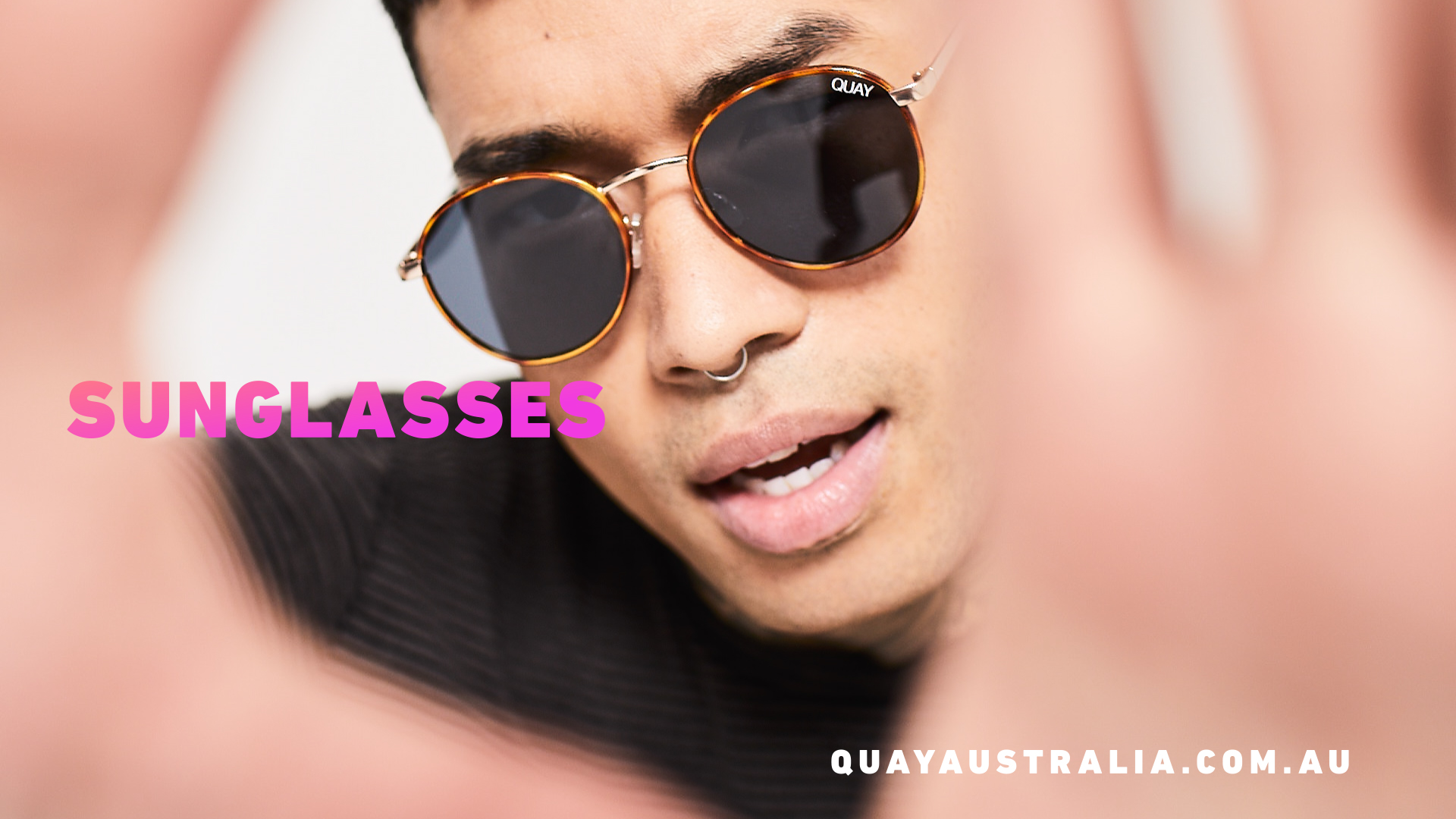 All you need is some good-looking people to advertise sunglasses