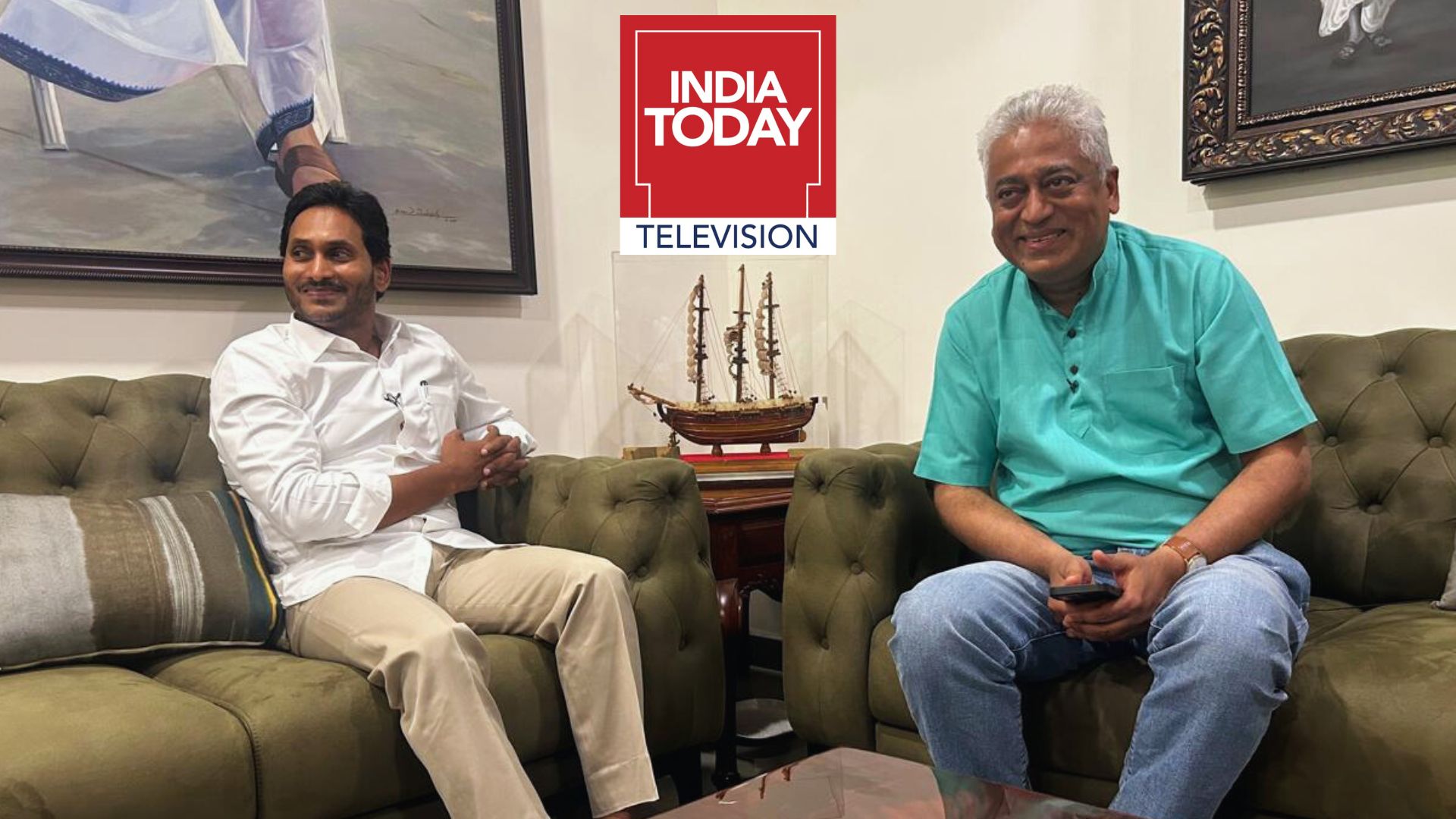 Andhra Pradesh CM Jagan Mohan Reddy in conversation with India Today's Rajdeep Sardesai