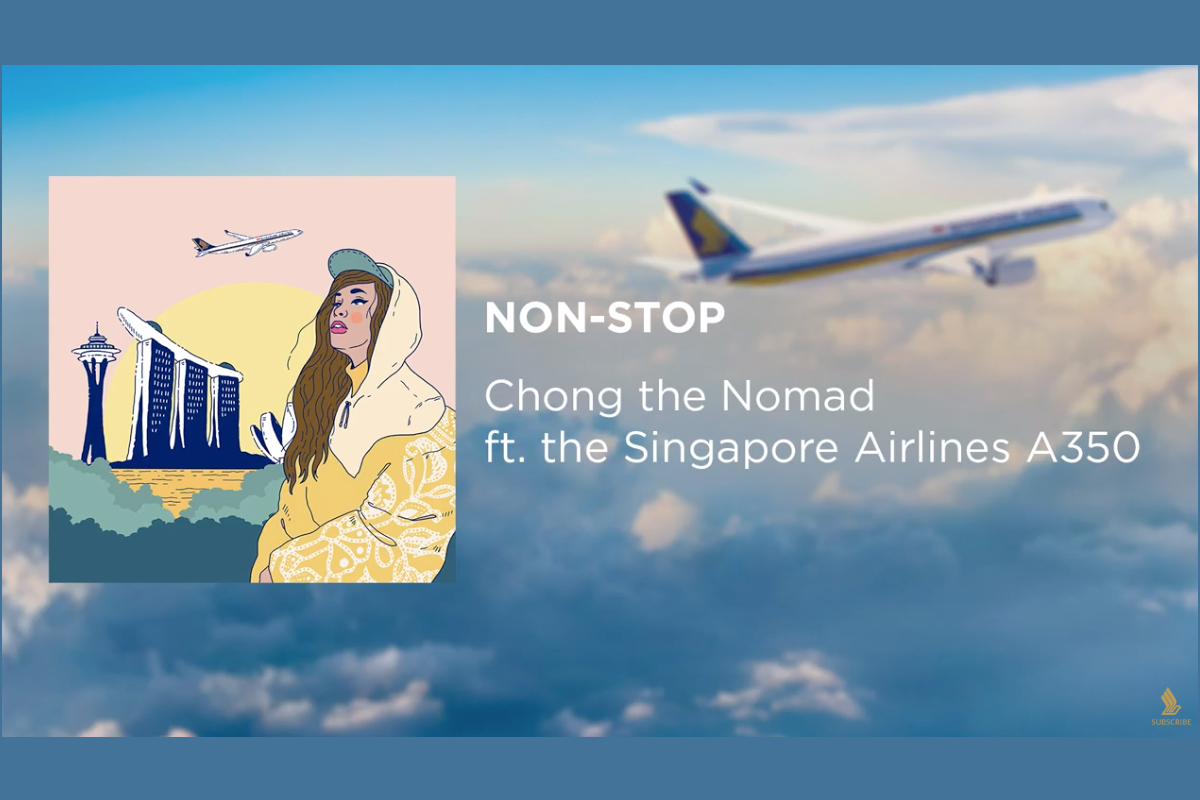 Chong the Nomad 'plays' an A350 for Singapore Airlines