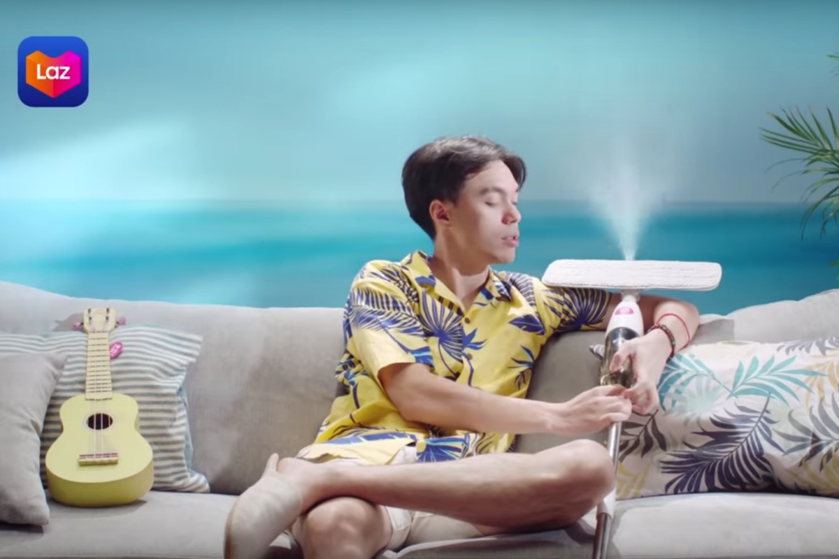 Lazada wants singles to have a love affair...with a discount mop